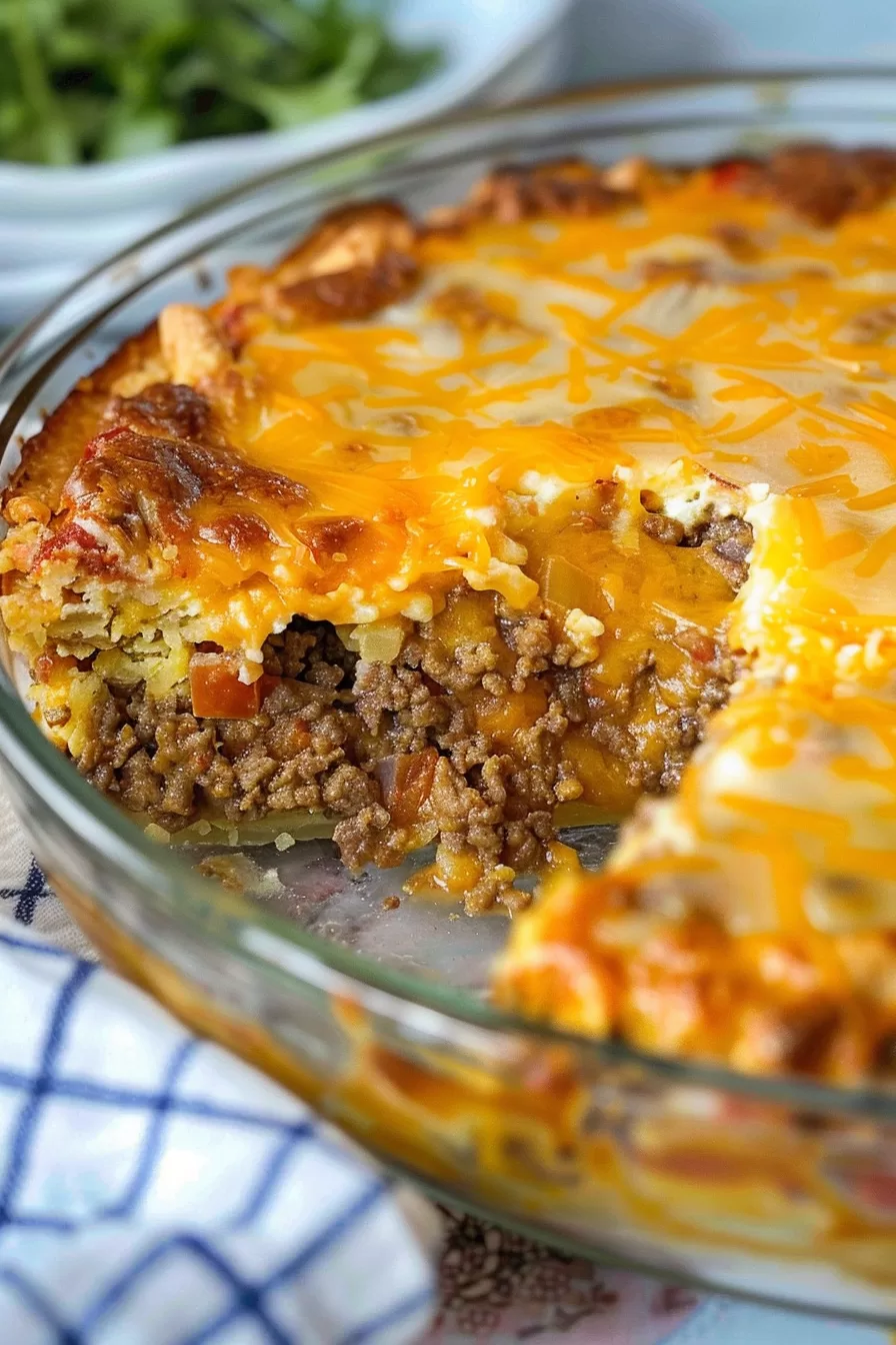 Mexican-Style Impossible Taco Pie