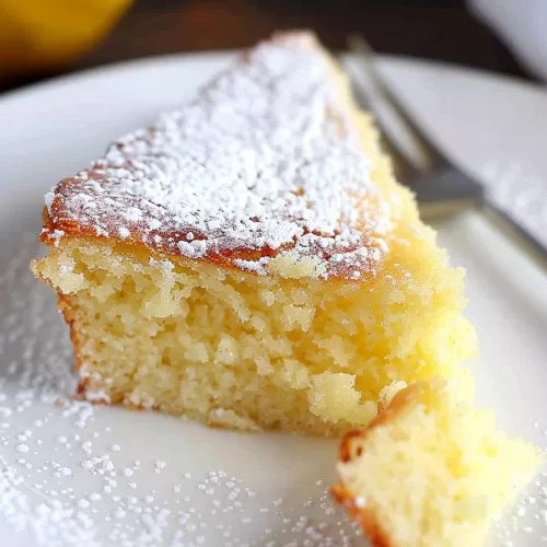 Moist Lemon Butter Cake