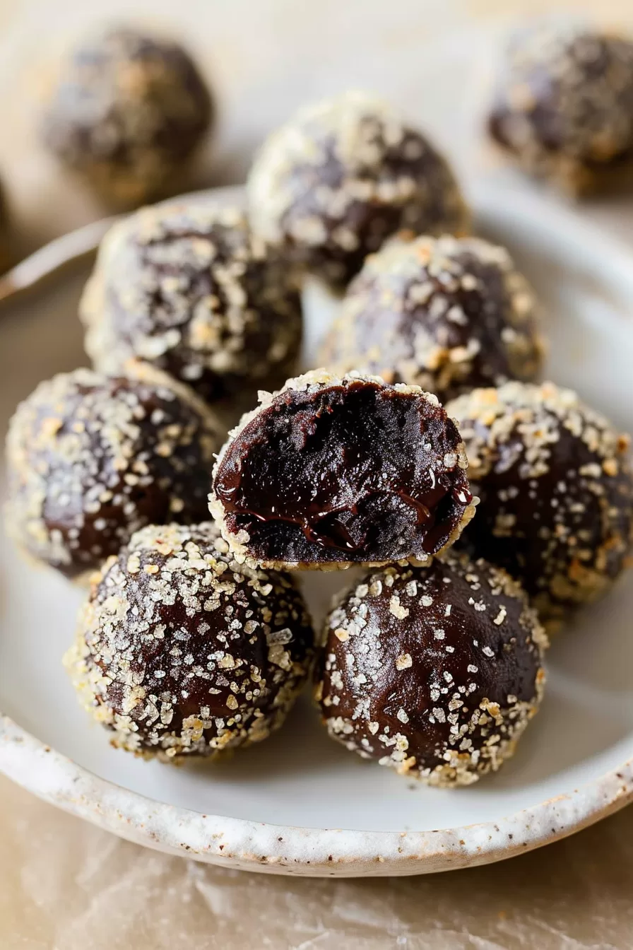 No-Bake Chocolate Brownie Balls