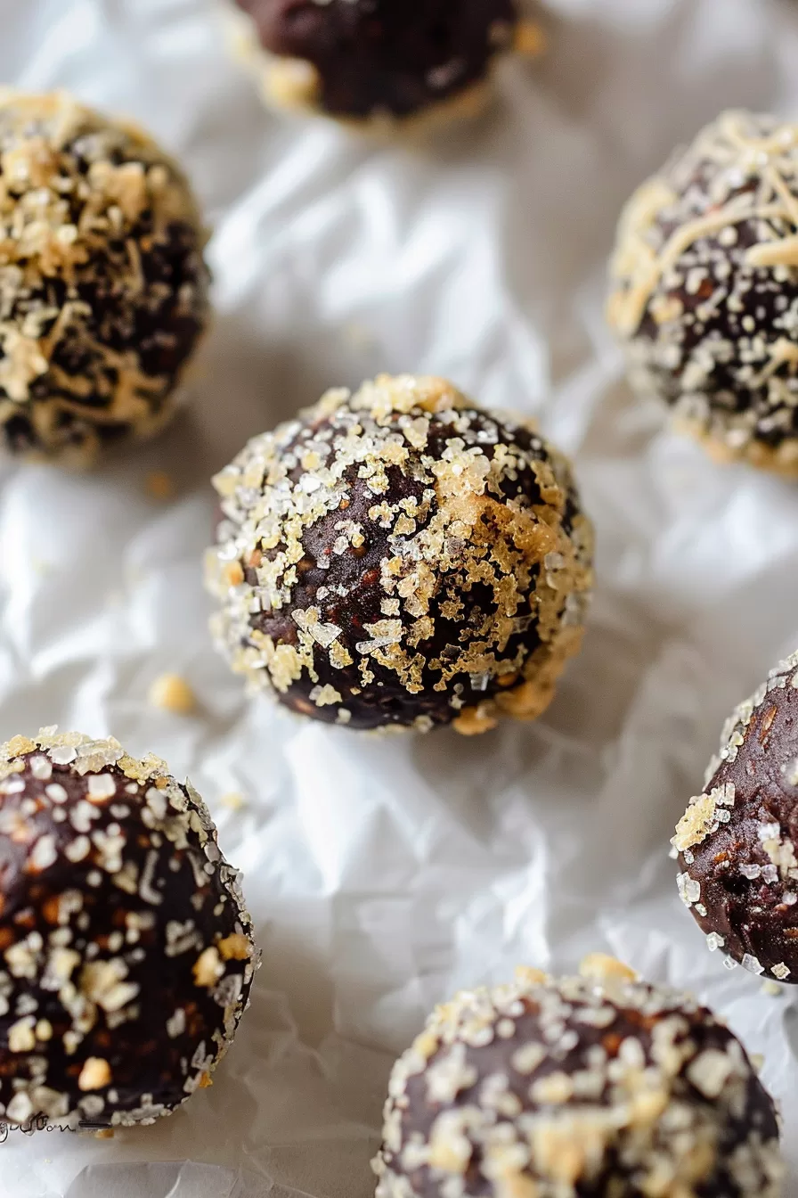 No-Bake Chocolate Brownie Balls