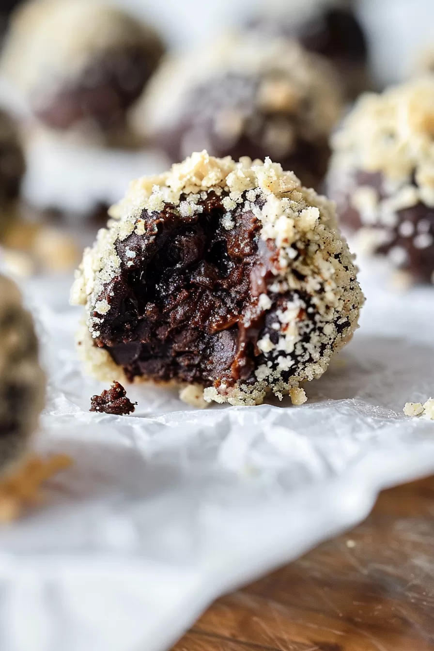 No-Bake Chocolate Brownie Balls