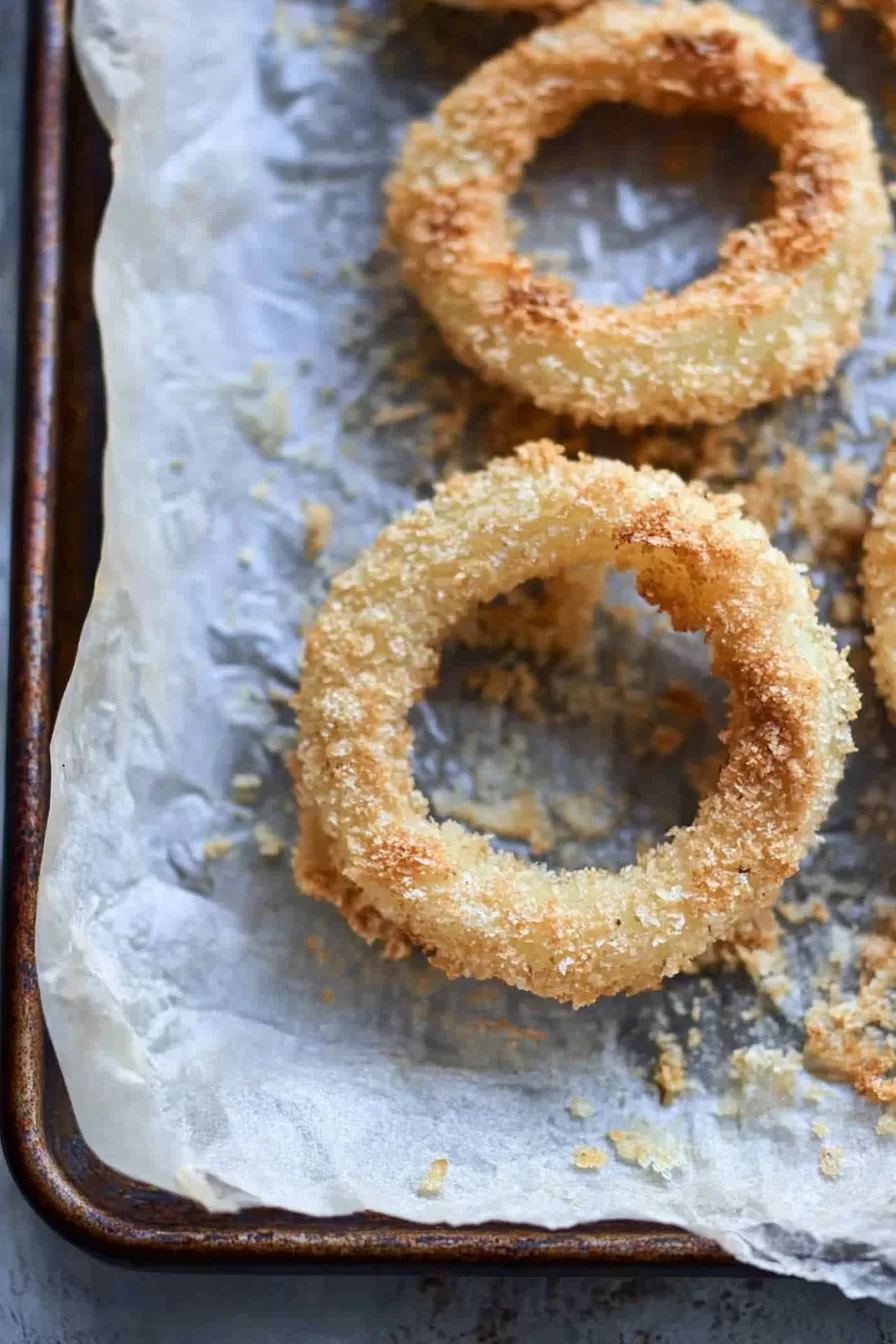 Oven Baked Onion Rings