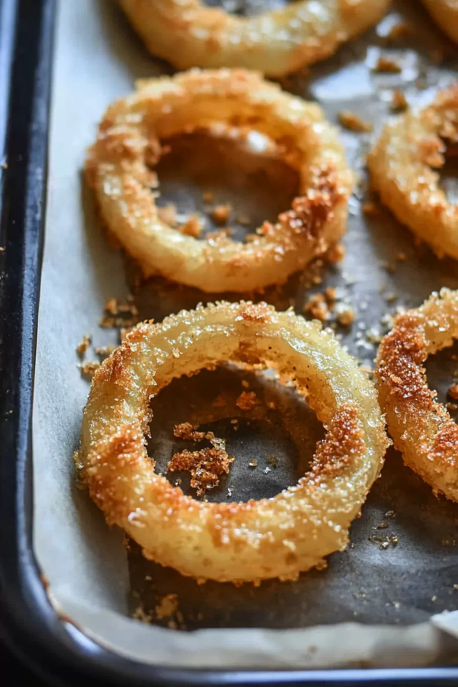 Oven Baked Onion Rings