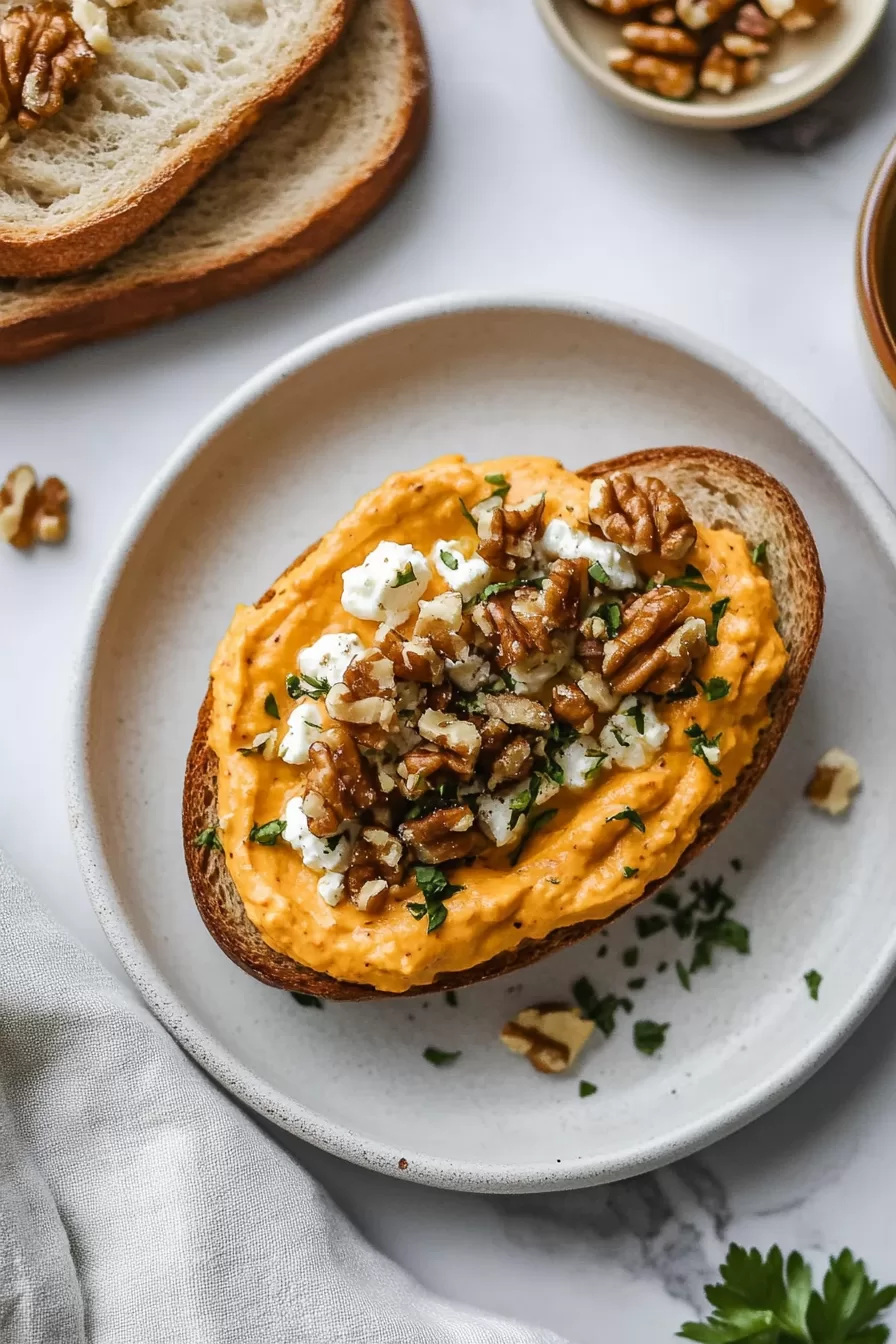 Pumpkin Whipped Feta Dip