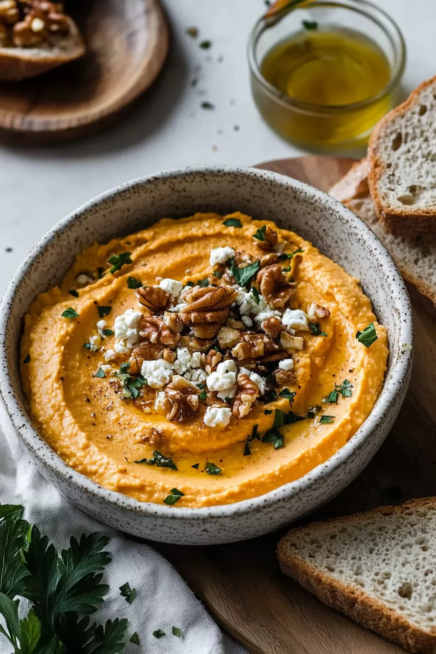 Pumpkin Whipped Feta Dip