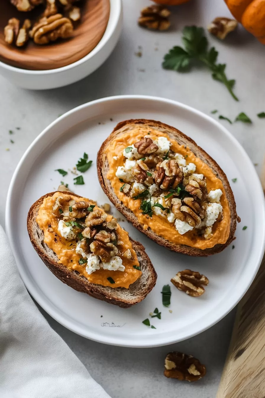 Pumpkin Whipped Feta Dip