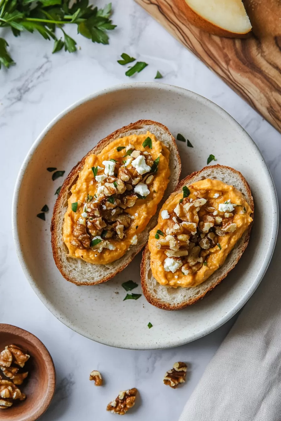 Pumpkin Whipped Feta Dip