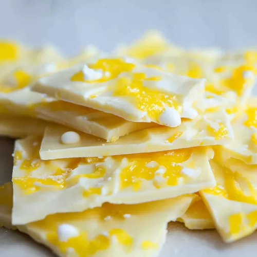 Refreshing White Chocolate Lemon Bark