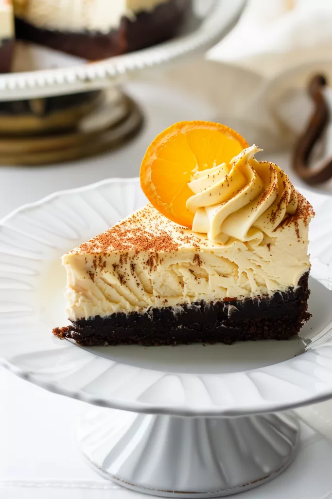 Rich Chocolate Orange Cheesecake