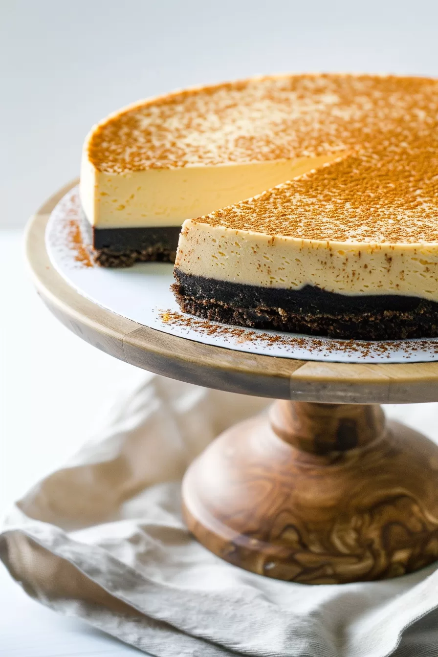 Rich Chocolate Orange Cheesecake