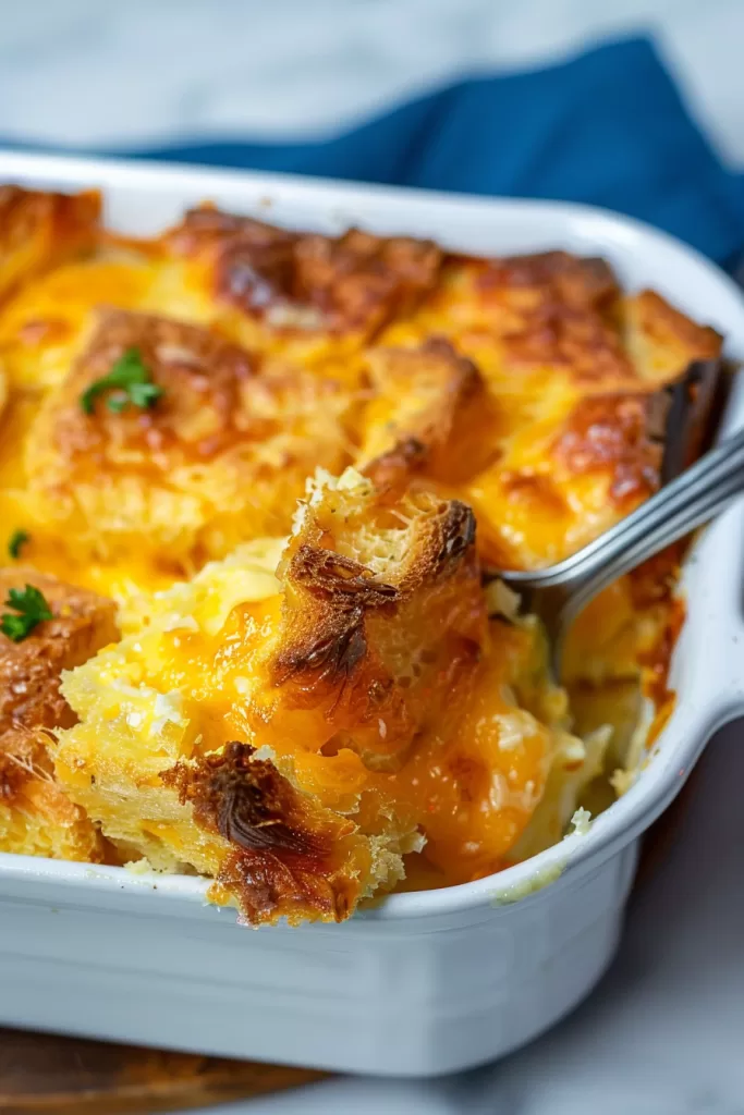 Savory Cheese Strata Bake