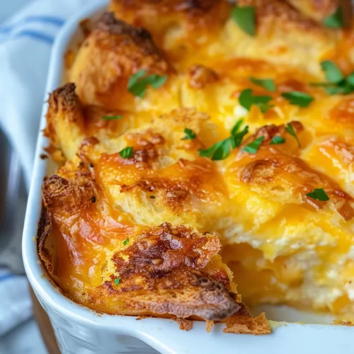 Savory Cheese Strata Bake