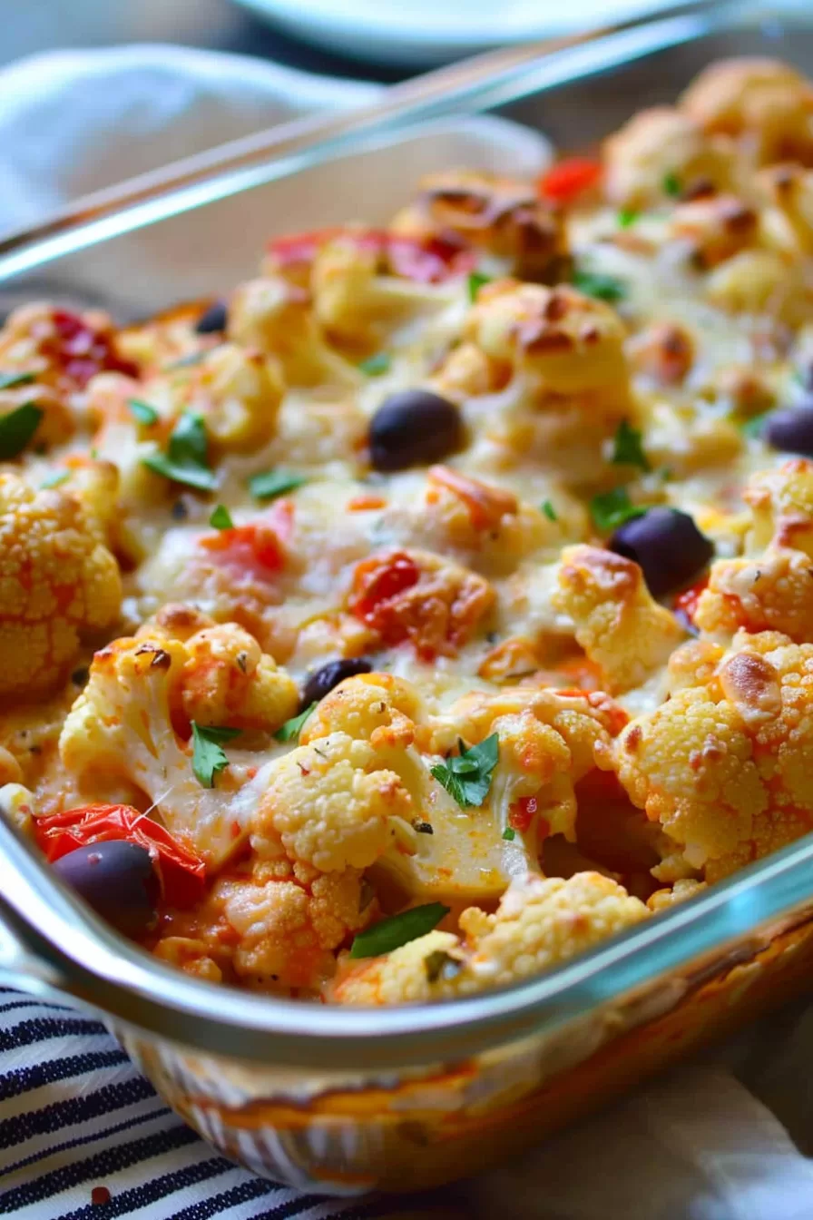 Savory Greek Cauliflower Bake