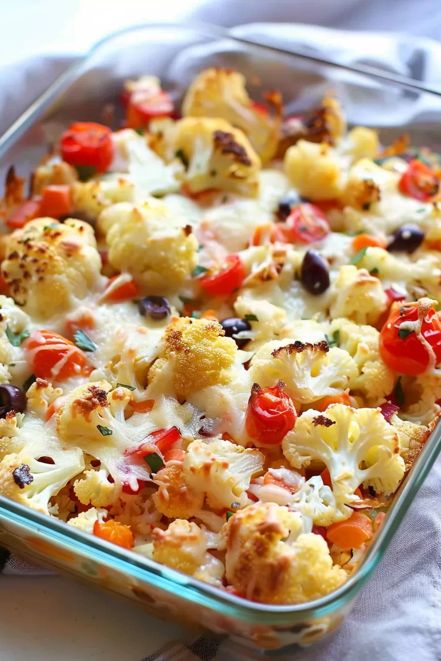 Savory Greek Cauliflower Bake