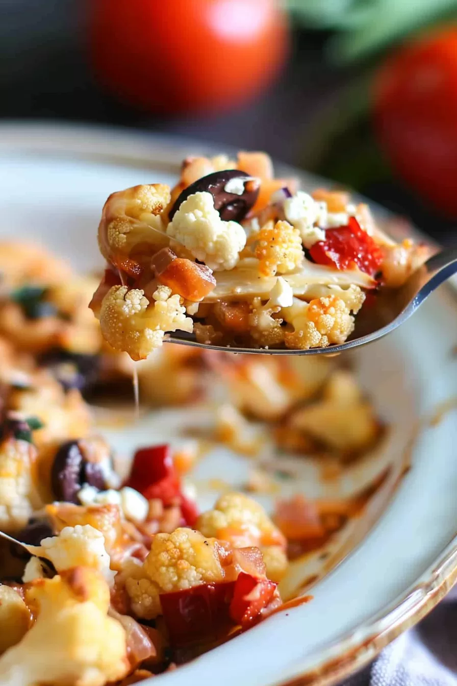 Savory Greek Cauliflower Bake