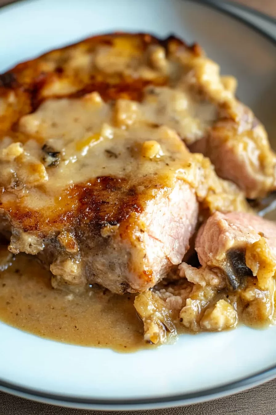 Savory Stuffed Pork Chops with Stuffing