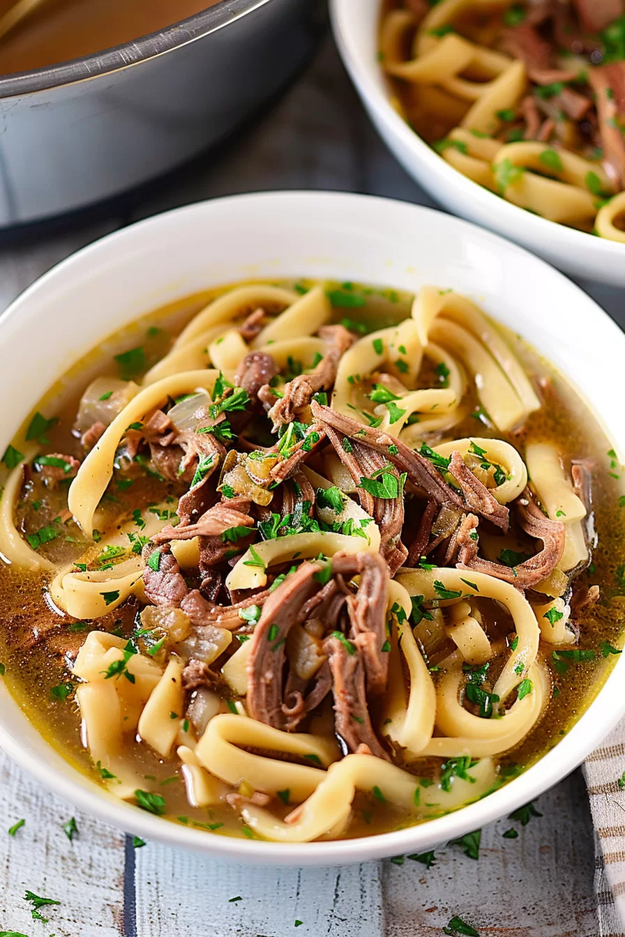 Slow Cooker Beef and Noodles Recipe