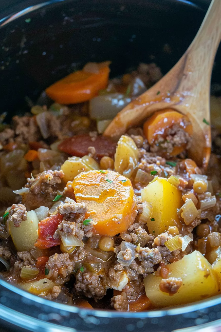 Slow Cooker Kitchen Sink Casserole