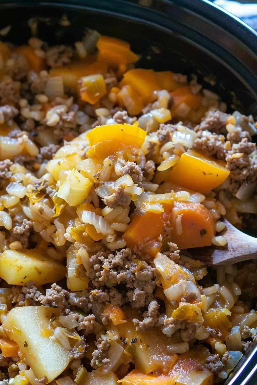 Slow Cooker Kitchen Sink Casserole