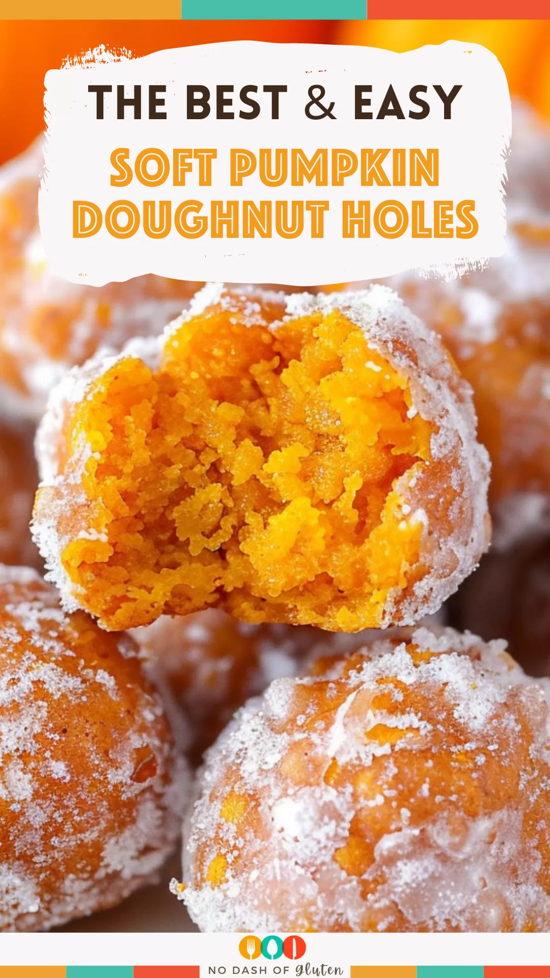 Soft Pumpkin Doughnut Holes