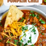 Spiced Pumpkin Chili