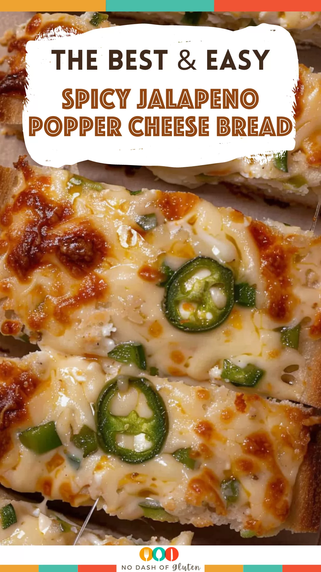 Spicy Jalapeno Popper Cheese Bread