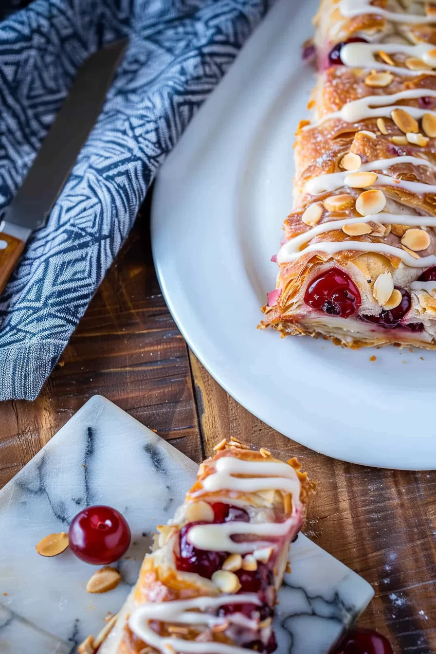 Sweet Cherry Almond Danish