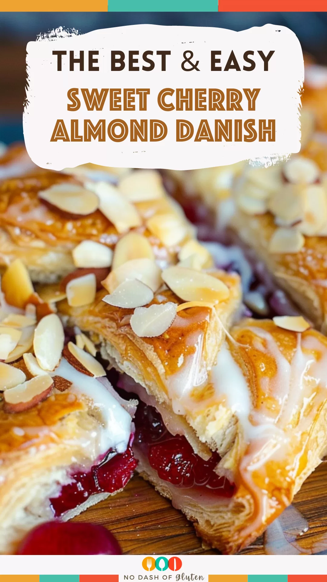 Sweet Cherry Almond Danish