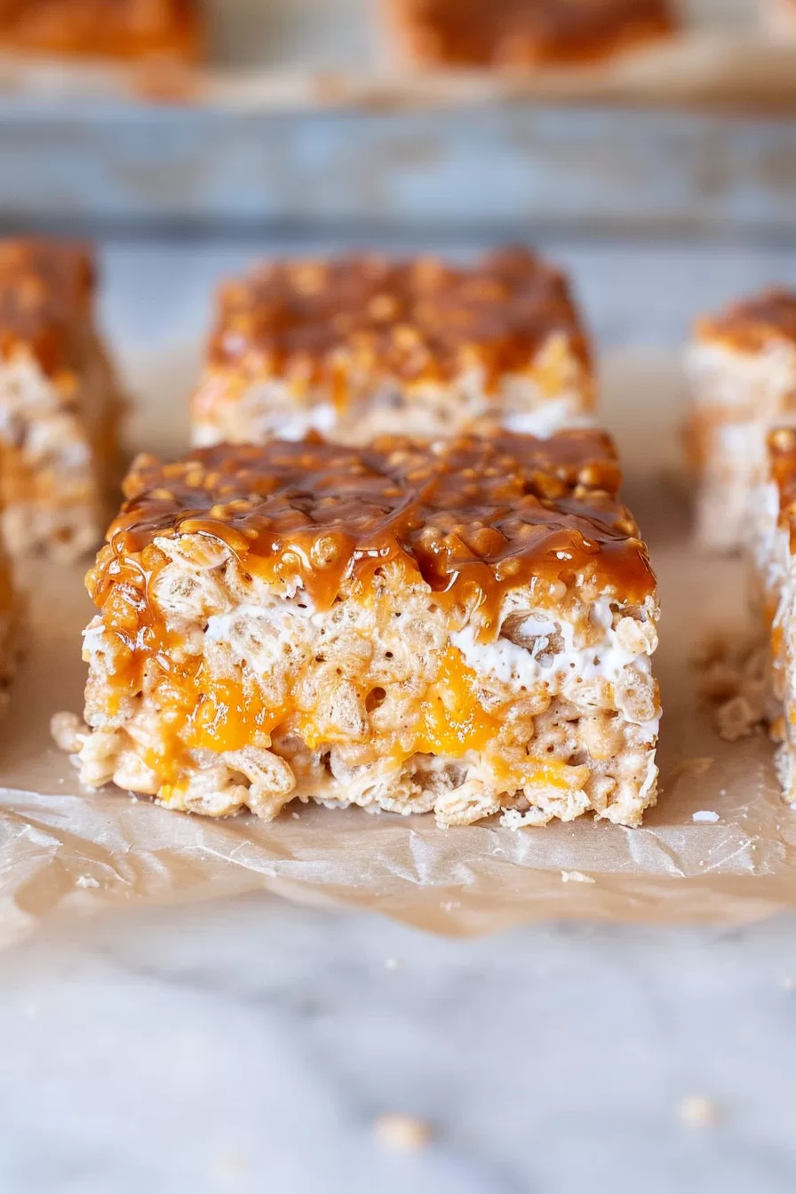 Sweet Dulce de Leche Rice Krispie Treats