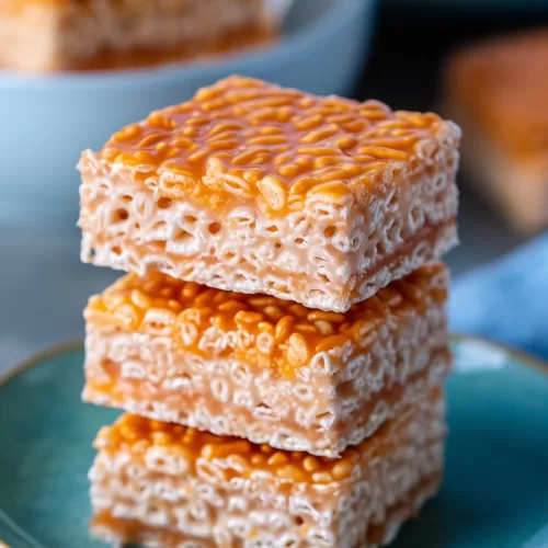 Sweet Dulce de Leche Rice Krispie Treats