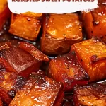 Sweet and Savory Honey Roasted Sweet Potatoes