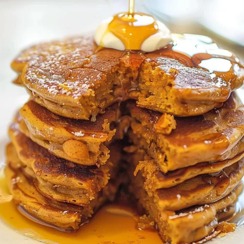 Sweet and Spiced Pumpkin Pancakes