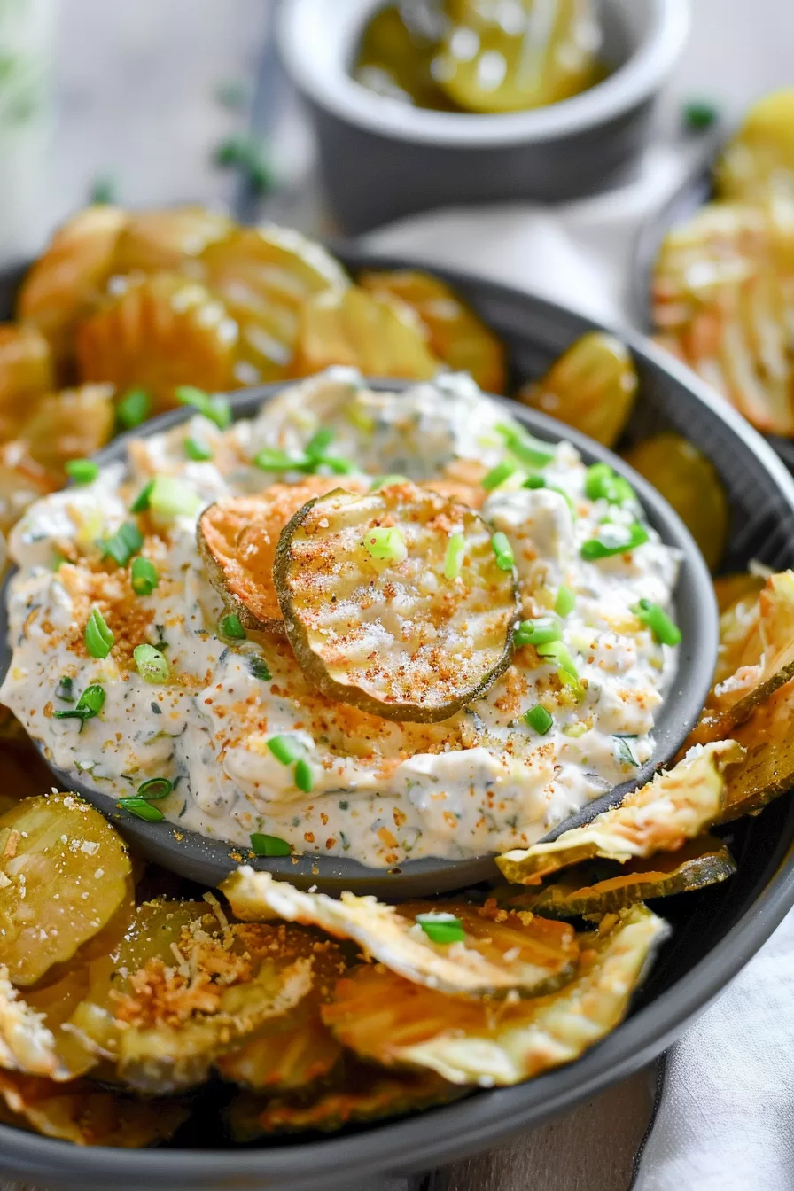 Tangy Fried Pickle Ranch Dip