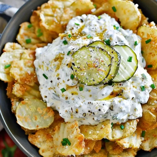 Tangy Fried Pickle Ranch Dip