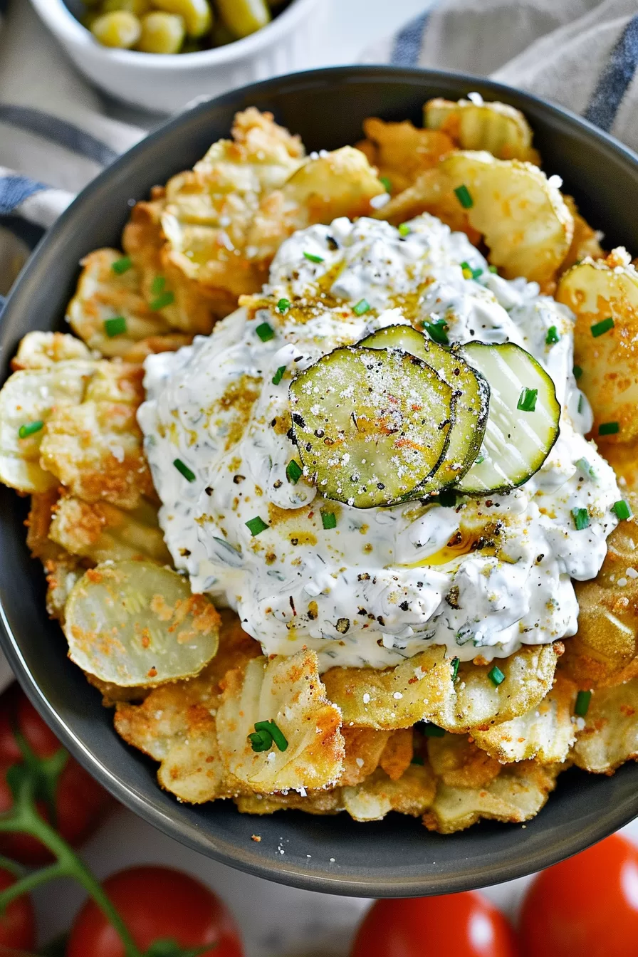 Tangy Fried Pickle Ranch Dip