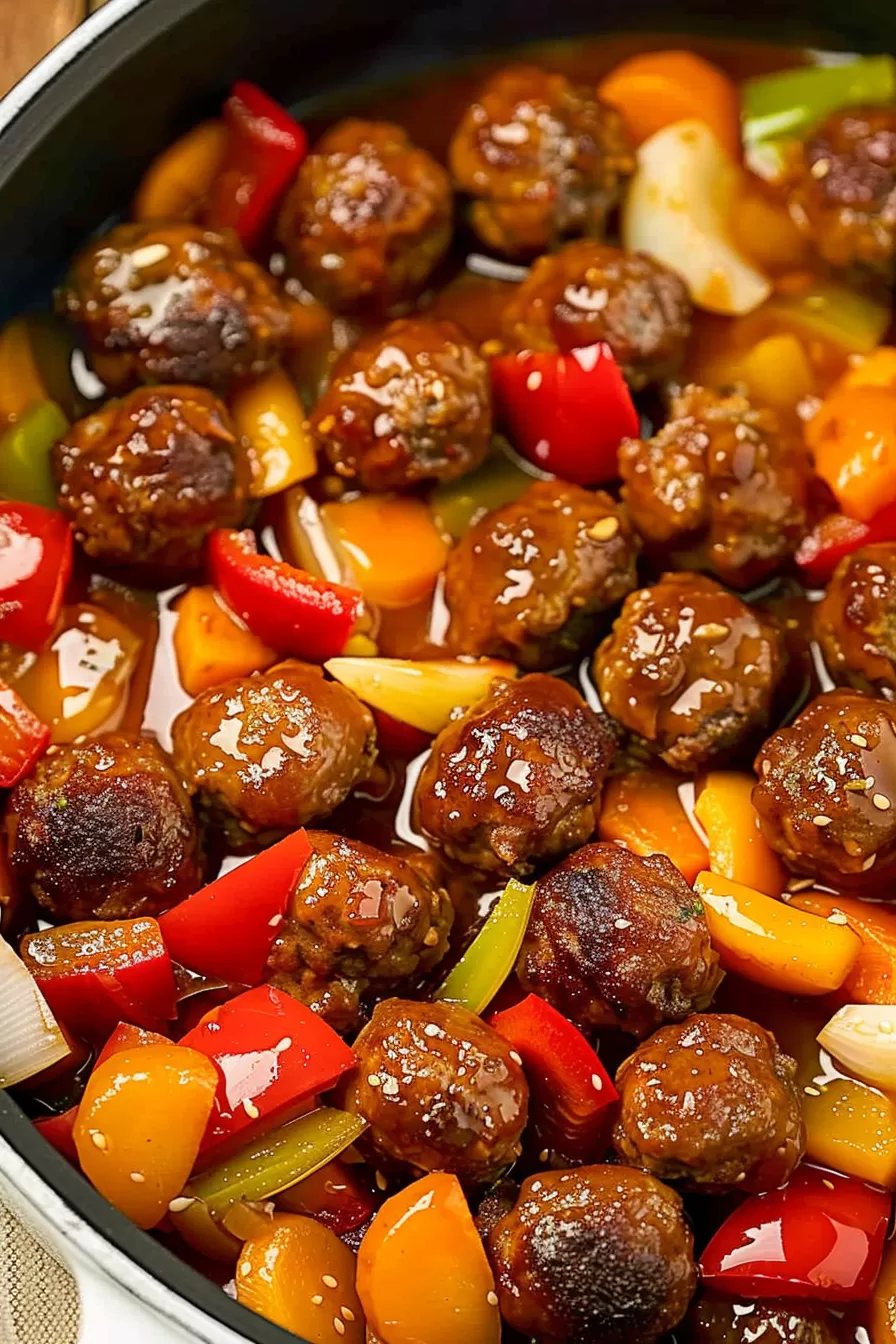 Tangy Sweet and Sour Meatballs