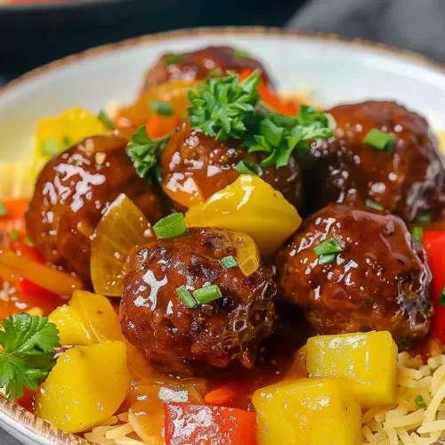 Tangy Sweet and Sour Meatballs