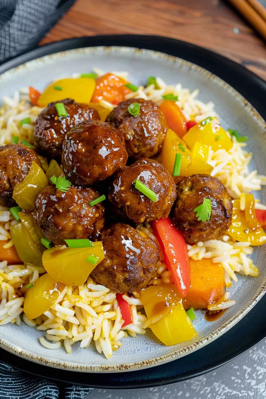 Tangy Sweet and Sour Meatballs