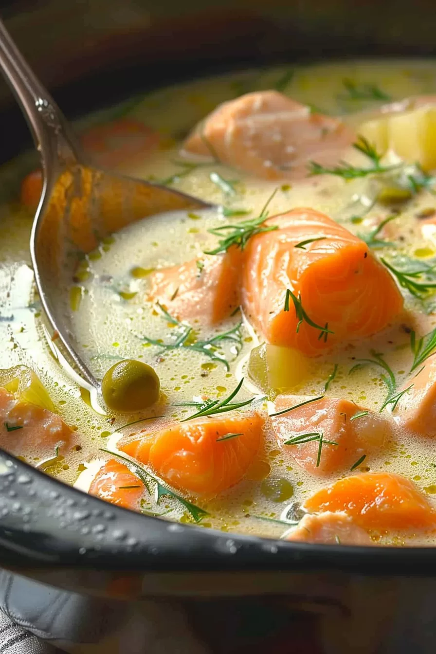 Traditional Finnish Salmon Chowder