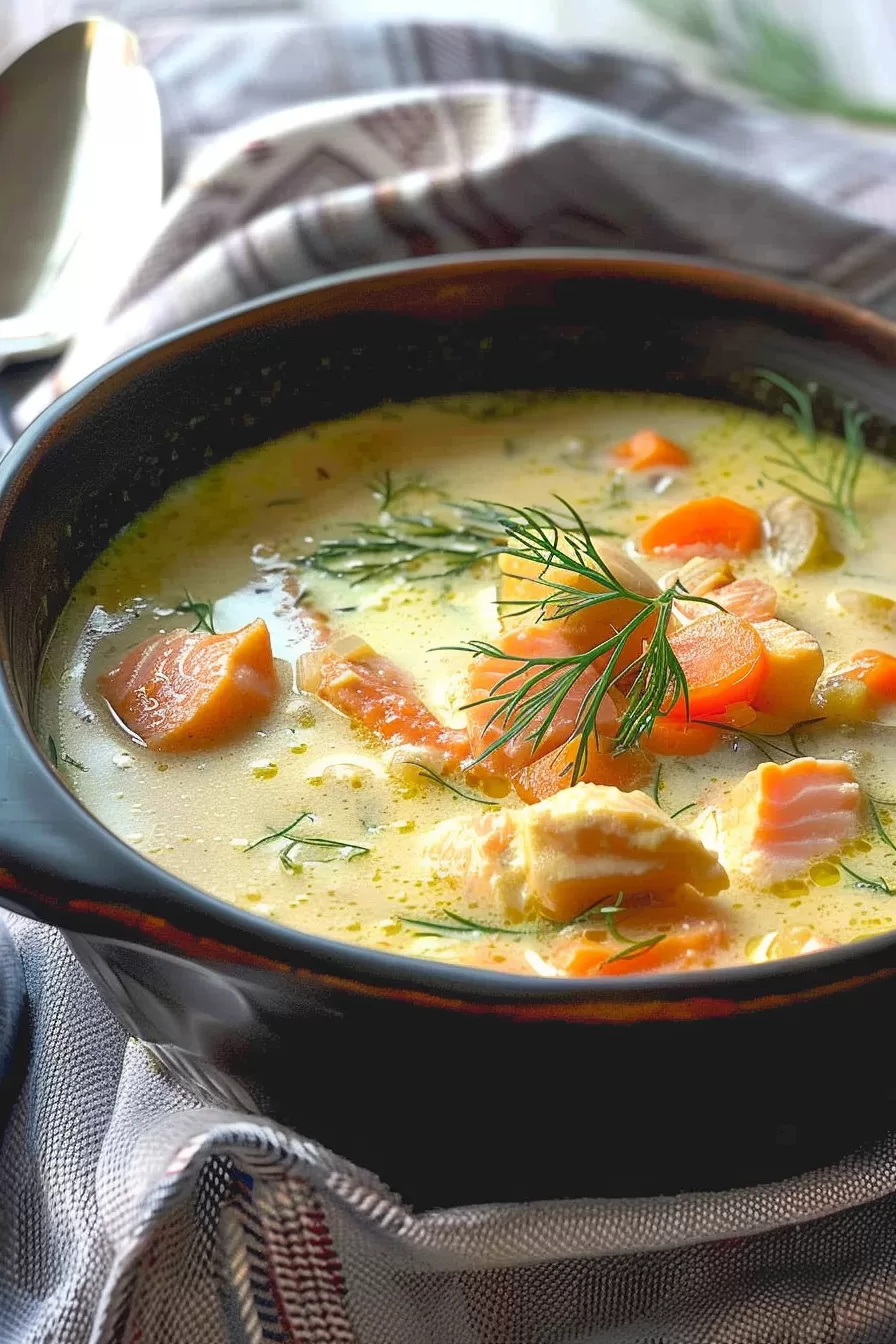 Traditional Finnish Salmon Chowder