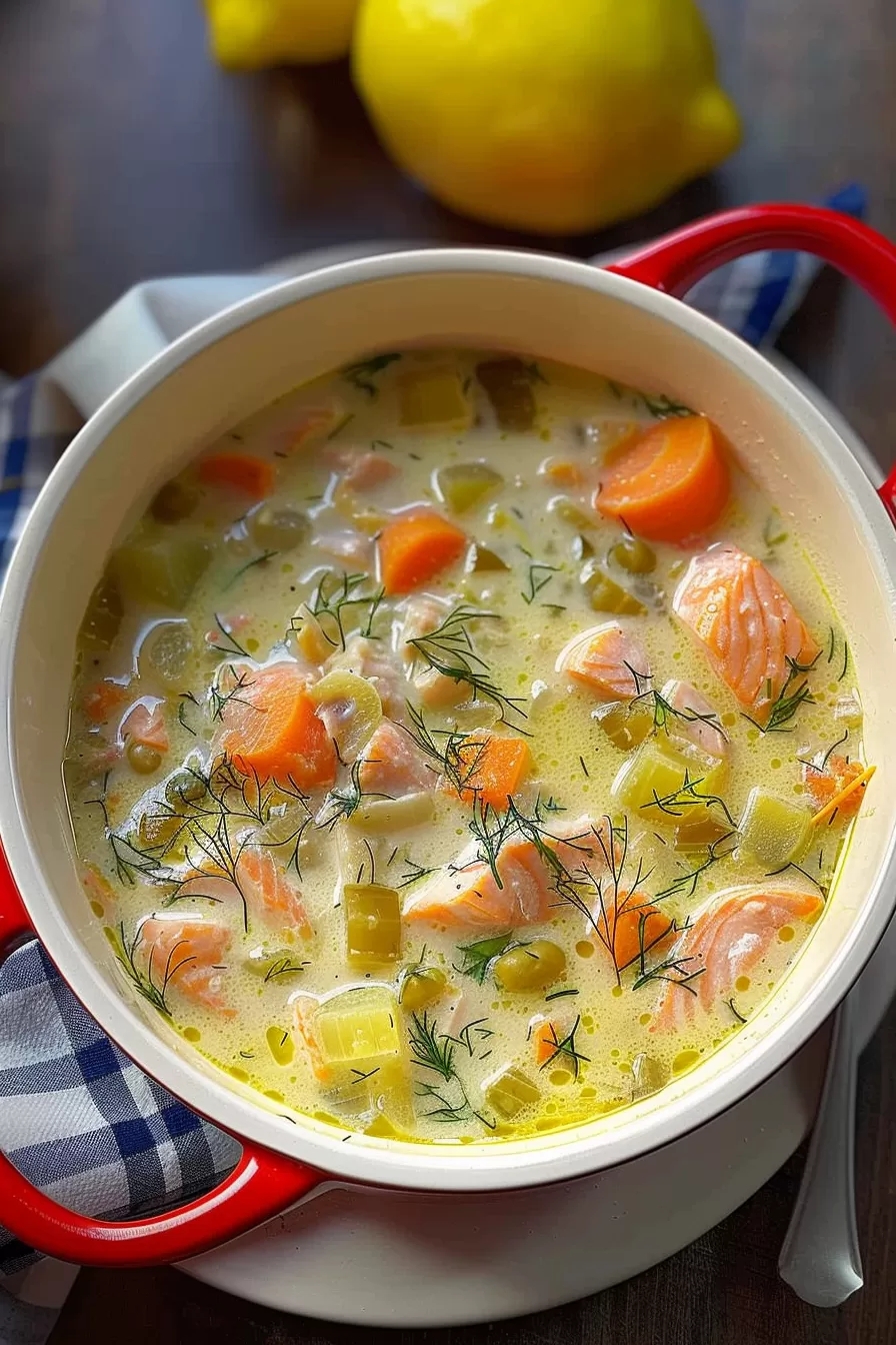 Traditional Finnish Salmon Chowder