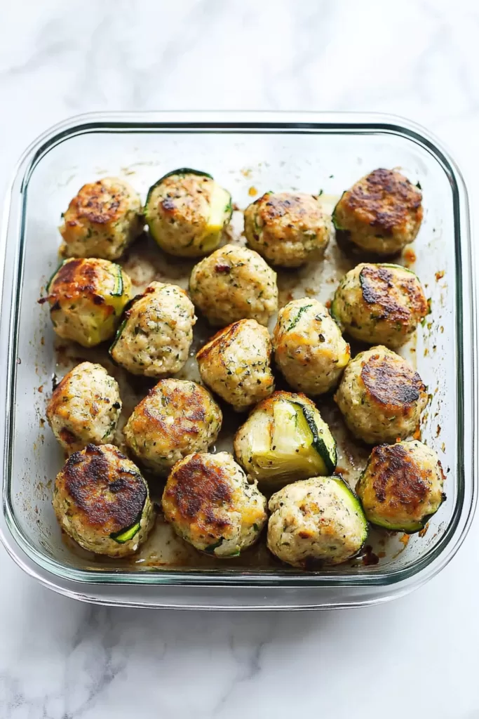 Turkey Zucchini Meatballs