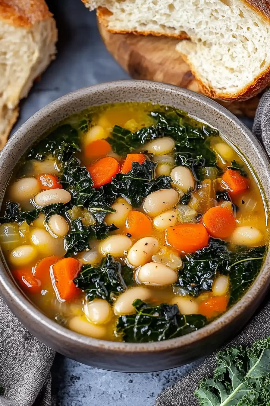 Tuscan White Bean and Kale Soup