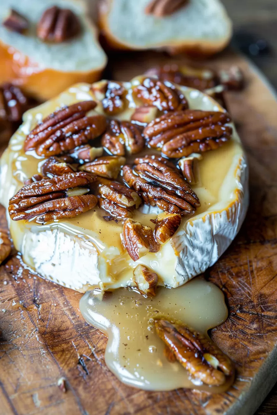 Warm Maple Pecan Brie Appetizer