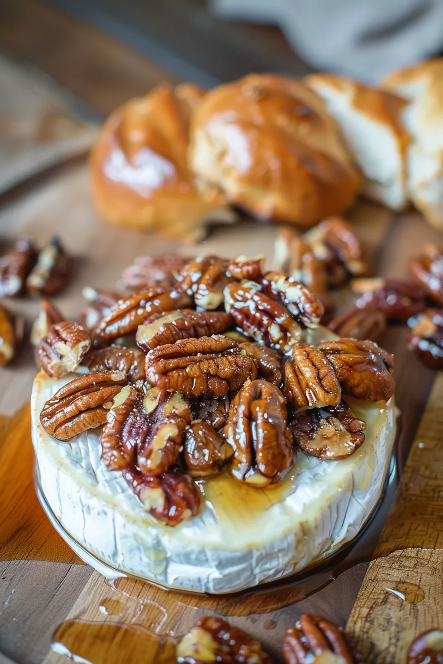 Warm Maple Pecan Brie Appetizer