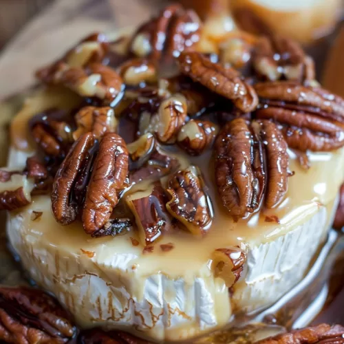 Warm Maple Pecan Brie Appetizer