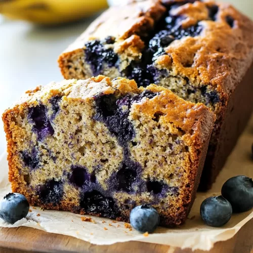 A baked loaf sliced to show a tender, fruity interior.