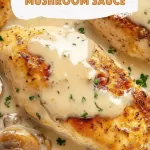 Chicken with Garlic Mushroom Sauce