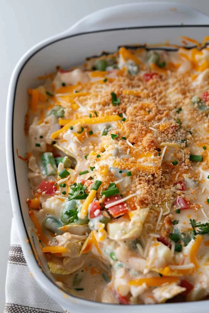 Comforting Creamy Veggie Casserole