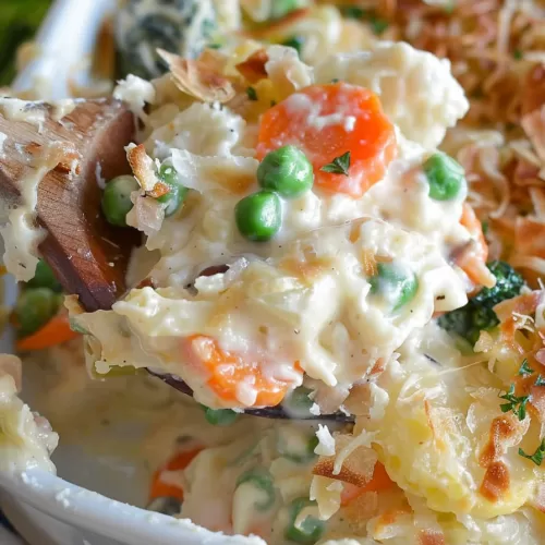 Comforting Creamy Veggie Casserole